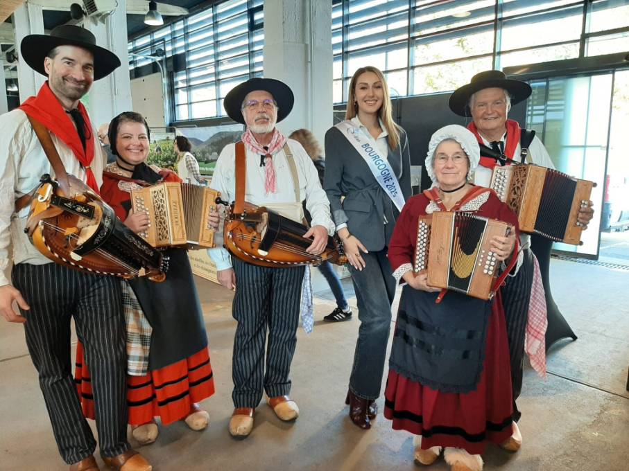 Avec Miss Bourgogne à Nuits St Georges